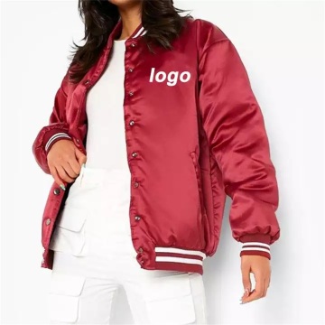 Veste de baseball rouge en vente