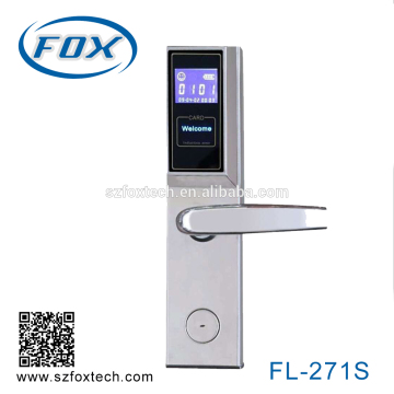 FOX wooden door electronics lock with LCD Panel