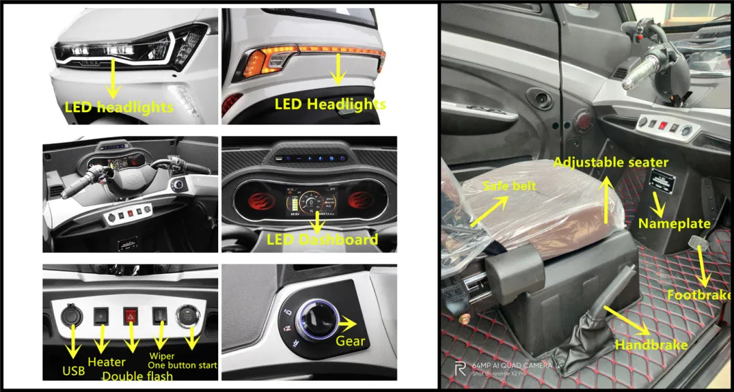 Closed Cabin Delivery Electric Trike Scooter with L2e Certificate