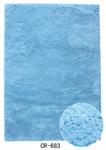 Microfiber Solid Shaggy Rug