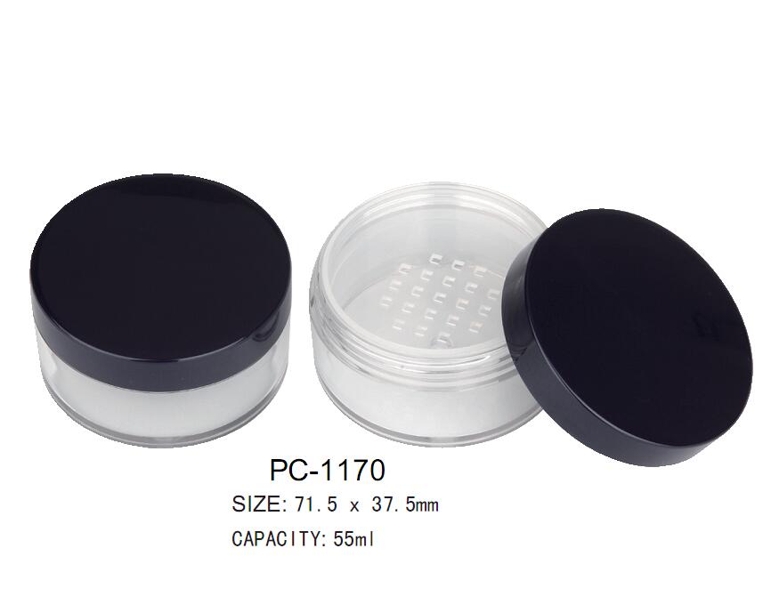 Cosme de poudre en vrac vide rond Cosmétique PC-1170