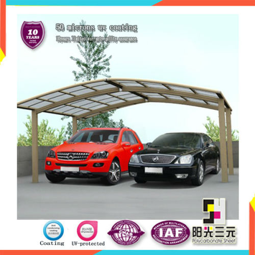 UV Protection Polycarbonate Sun Sheet for Car Shed
