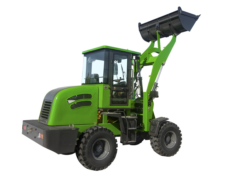 4WD Compact front end loader, wheel loader yang lebih kecil