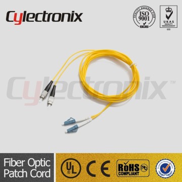 LC-FC SM Duplex Fiber Optic Patch Cord