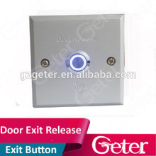 aluminium exit button exit switch for access control system with luminous light