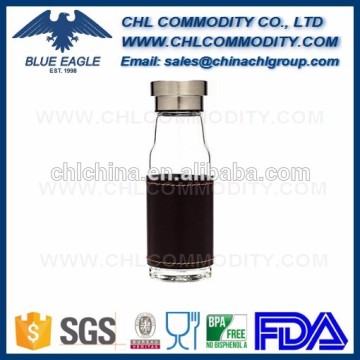 300ml logo printing cup beer stein with silicone sleeve