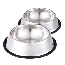 New Arrival 2 Pack 16CM Rubber Base Pet Food Container Stainless Steel Dog Bowl for Dogs Cats" 

However, for better SEO and readability, you might consider shortening it to:

"16CM Rubber Base Pet Food Container - New Arrival Stainless Steel Dog & Cat Bo