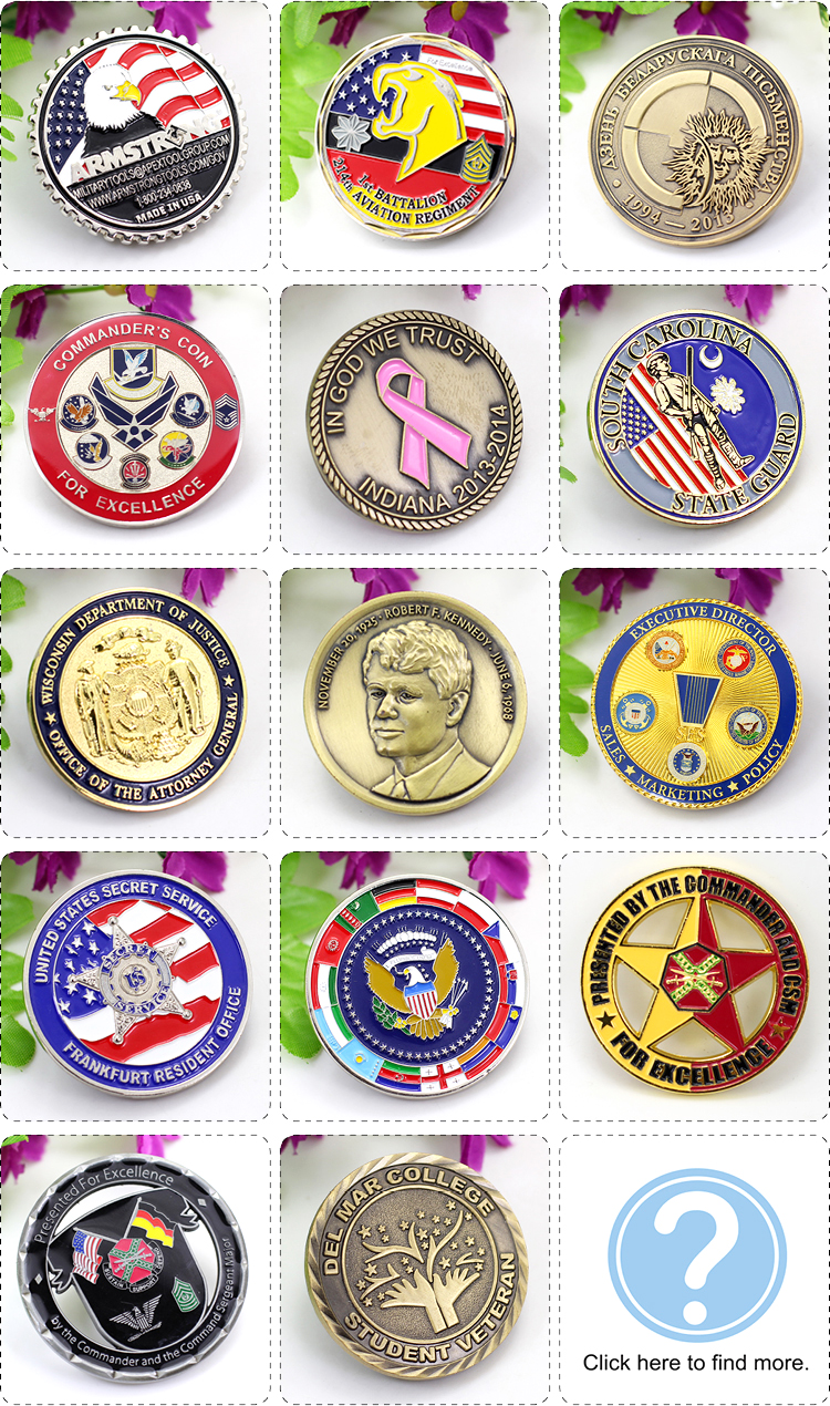 Custom Good Luck Souvenir Game Metal Poker Chip Token Coin