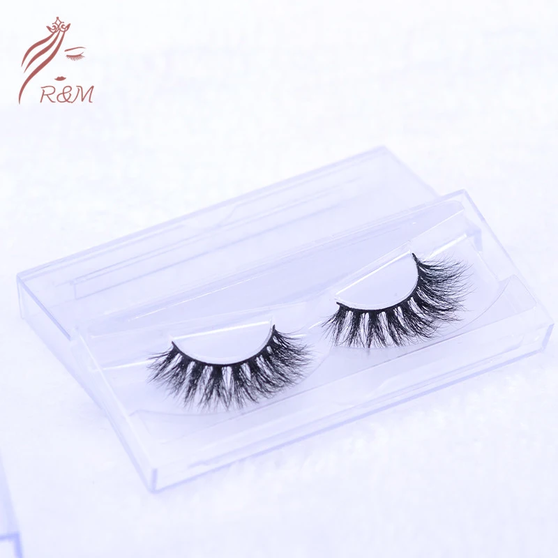 Hand-Made 3D Mink Fur False Eyelashes Fake Lashes Women's Makeup Natural Soft Eyelashes