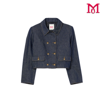 Stylish Deep Blue Women's Coat With