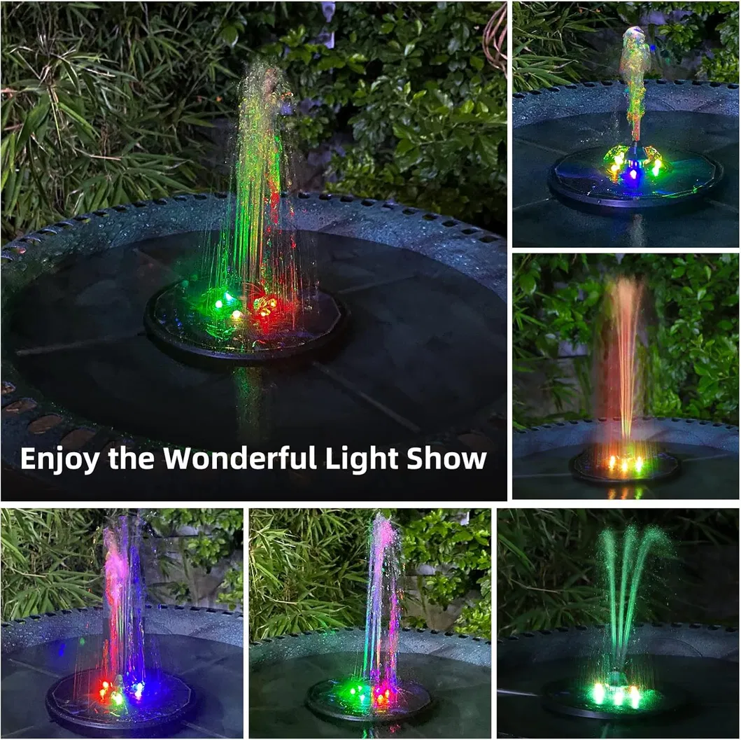 Eco-Friendly Solar-Powered Garden Fountain Pump for Tranquil Spaces