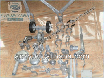 galvanized metal chain link fence parts