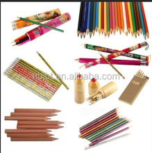 Hot Sale Natural Promotion Wood Pencils & Jumbo Color Pencil Sets