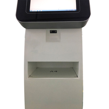 Layanan otomatis A4 dokumen scanner kiosk kanthi scanner barcode