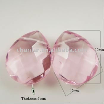 Accessories Pink crystal beads