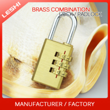 Drawer Brass Padlock, Digital Combination Brass Luggage Padlock