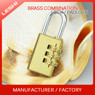 Drawer Brass Padlock, Digital Combination Brass Luggage Padlock