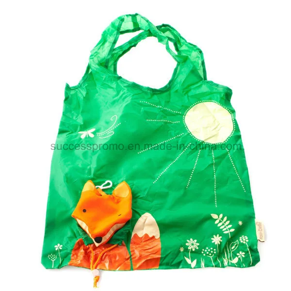 Rose Shaped Foldable Shopping Bag, Customized Design and Size Are Accepted