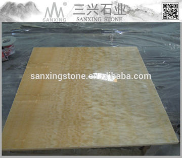 honey onyx laminated glass composite floor tile