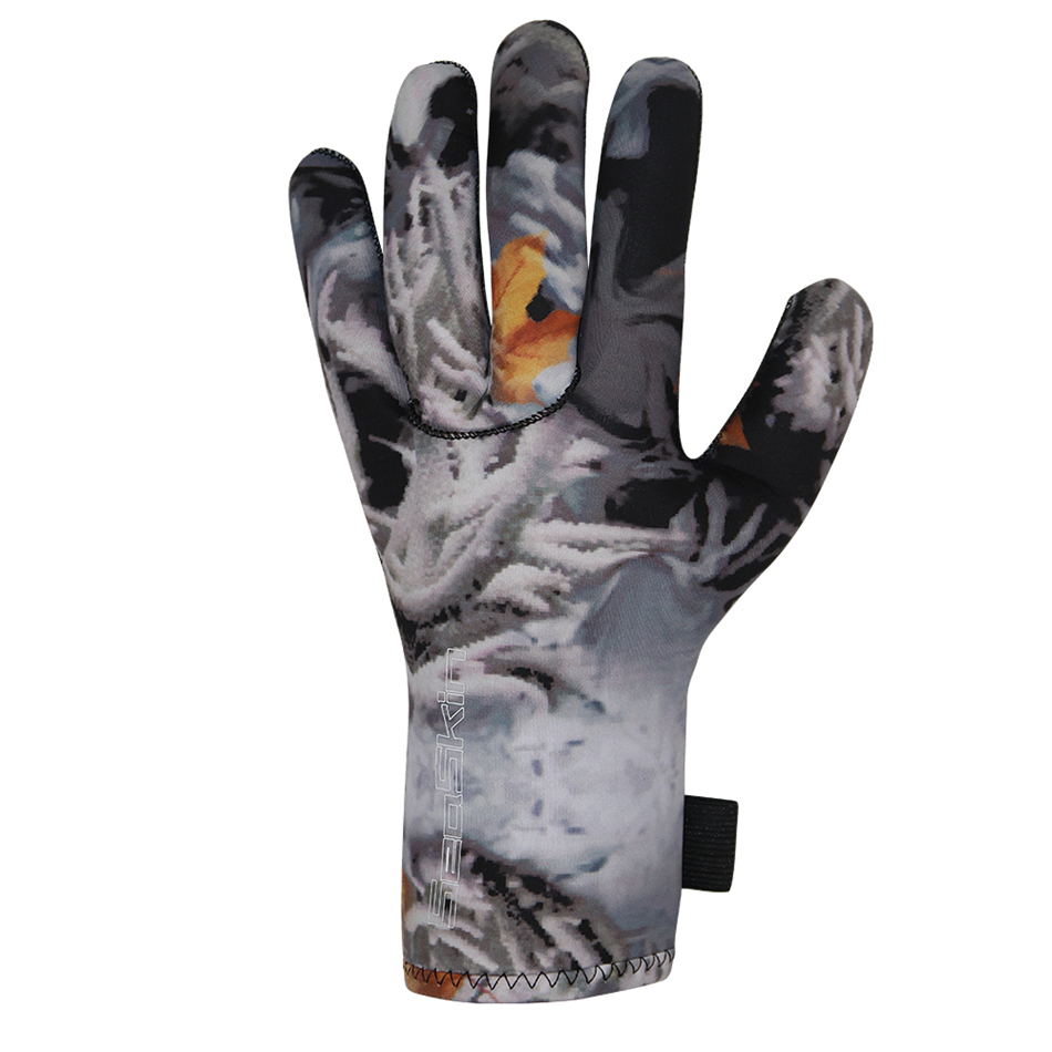Seaskin 3mm Camo Neoprene Gloves Diving Swimming Gloves