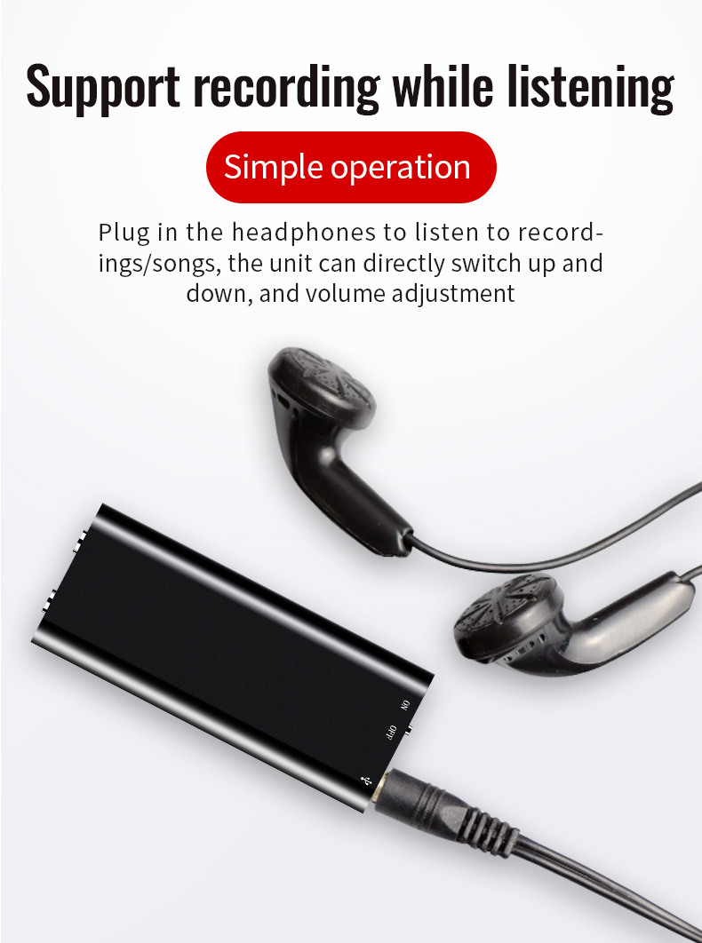 High Quality Q2 Portable And Durable recorder Dictaphone Digital Recorder Small Voice Recorder magndigital voice recording key