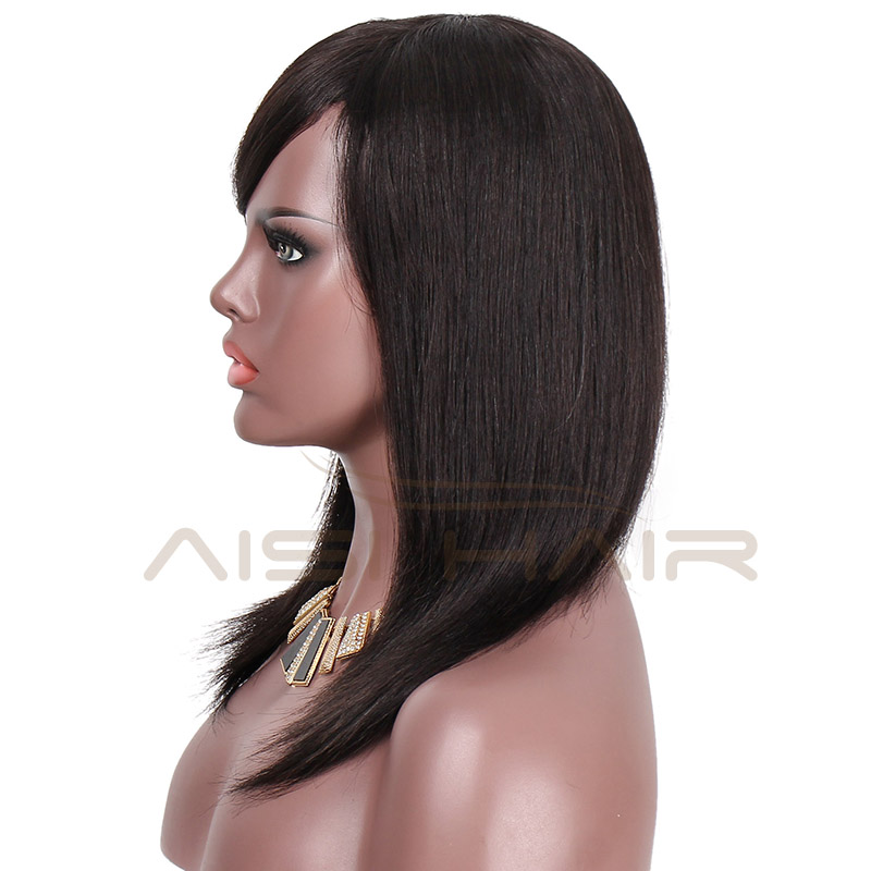 Aisi Hair Wholesales Top Quality Unprocessed Brazilian Human Hair Natural Long Straight Wigs For Black Women