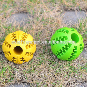 2014 hot ! Natural Squeaky Ball Rubber Dog Toy & Custom Rubber Dog Balls
