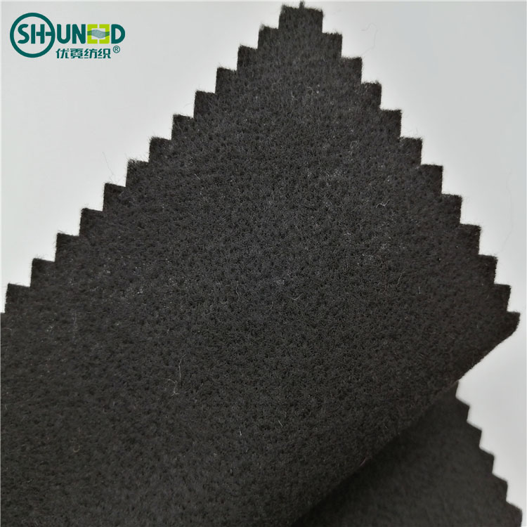 Good Shaping Needle Punch Nonwoven Fabric Under Collar Felt for High Coat Collar