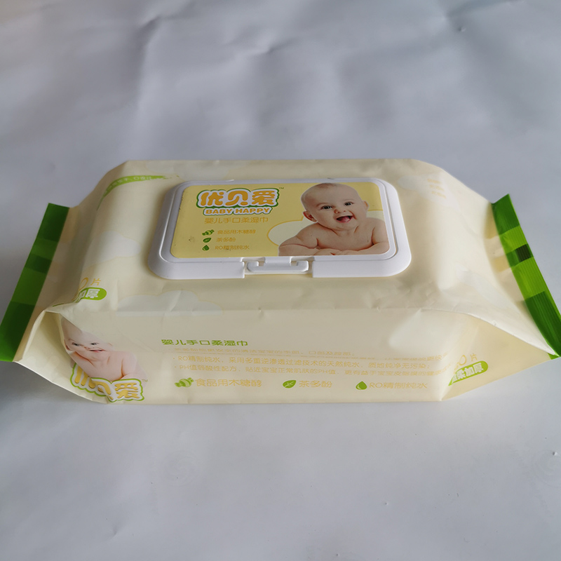 Lingettes nettoyantes écologiques non tissées pour bébé