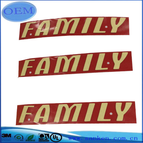Customized Printing English Letter Plate