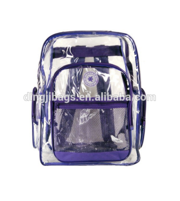 Waterproof Transparent School Backpack Clear Pvc for Kids