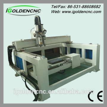 Pneumatic double heads chair part cnc router