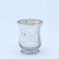 Glitte Effect Glass Vases For Flowers Decoration