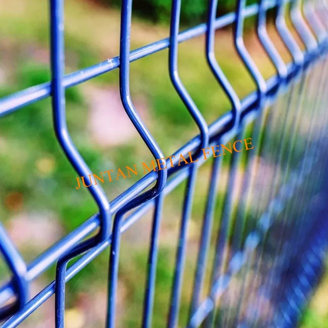 Pvc Coated Triangle Welded Wire Mesh Fence Bending Jpg