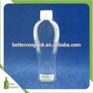 180ml PET transparent plastic bottle 6oz cosmetic bottle