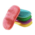 BearFamily microfiber sponge dish clean microfiber scrubber