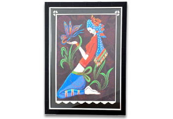 Free Chinese sexy girl painting cross stitch patterns