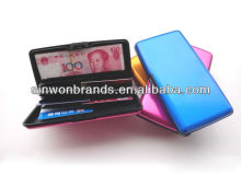Extral long metal Aluminum wallet