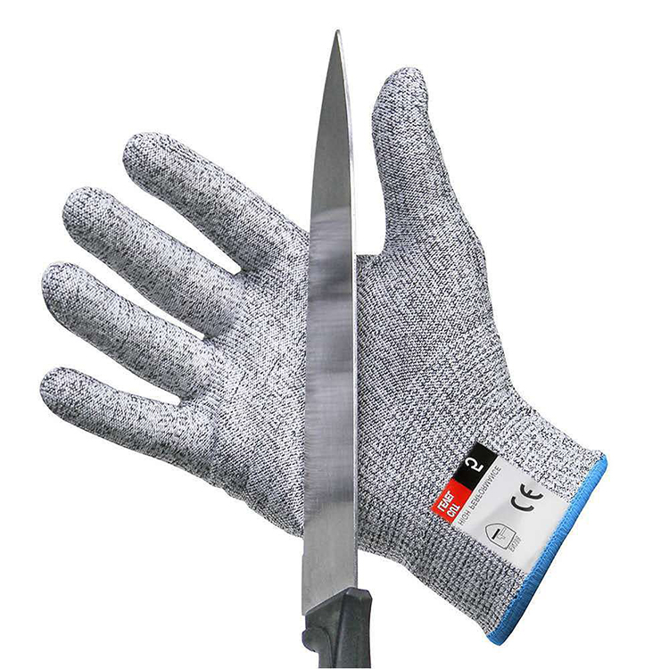 Level 5 Safety Cut Resistant Gloves Food Grade HPPE Kitchen Anti Cut Gloves Protection Gloves for Butcher Chef Safe Work