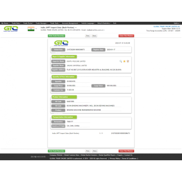 Mesin Binding - Impor Data India