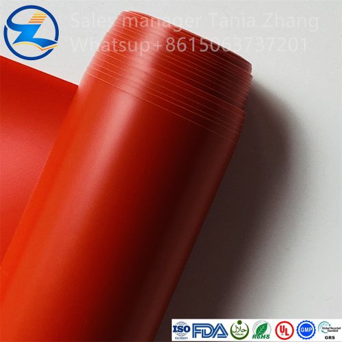 Material de envasado de película PVC rojo personalizable de alta calidad