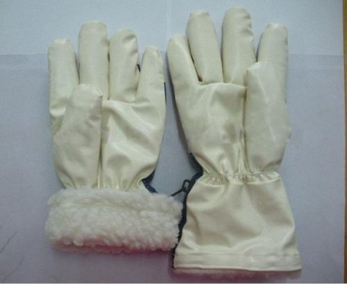 Customized Cut Resistance Latex Coated Warm Winter Gloves With Nitrile Impregnation Palm