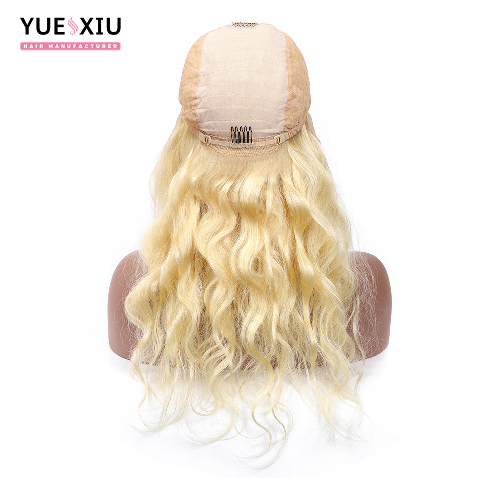 Body Wave Virgin Human Hair Lace Front Wigs 13*6 613 Blonde Lace Wig