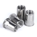 Knurled সঙ্গে স্টেইনলেস স্টীল Rivnut Rivet বাদাম