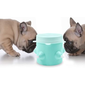 Tazón para perros de mesa de alimentación de cachorros de silicona