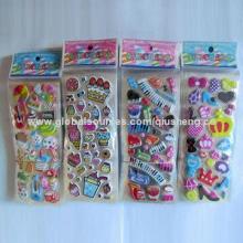 Foam PVC/EVA/PET 3D Epoxy Stickers, Used for Scrapbooks, DIY
