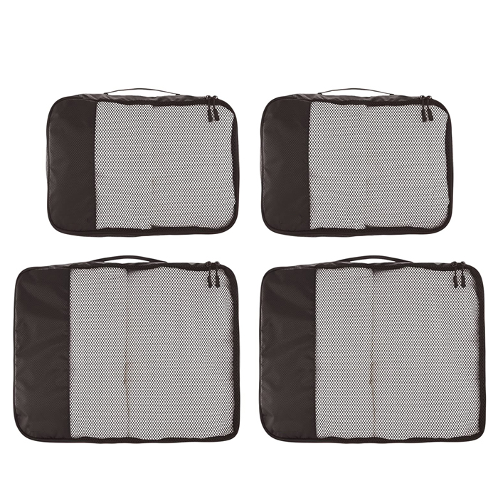 4 Set Packing Cubes Travel Luggage Organizers