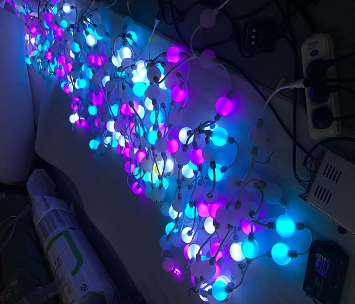 DMX RGB 3D LED топка светлина