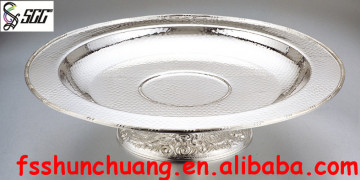 Gold Plated/Silver Plated Revolving Fruit Plate/Snack Plate
