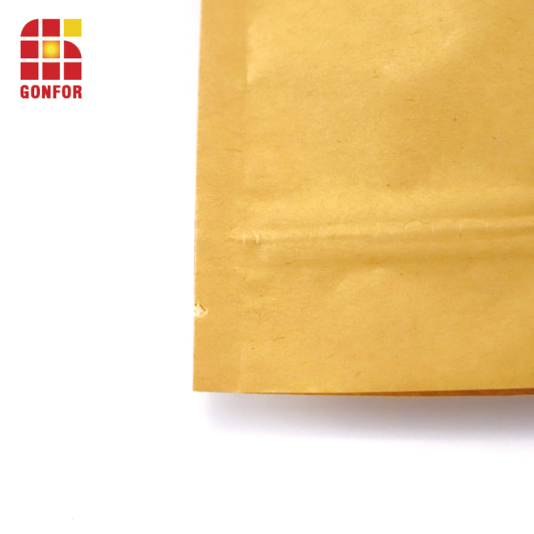 أرخص 100 ٪ حقيبة Ziplock القابلة للتحلل ziplock Kraft Paper Compostable